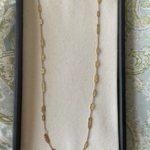 Stella and Dot gold tone necklace